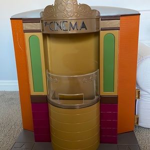 2nd generation Doll Movie theater with all accessories! Brand new!